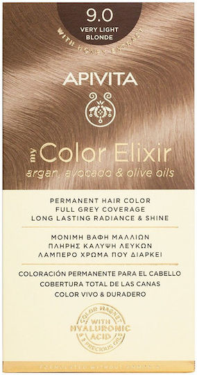 Apivita My Color Elixir Βαφή Μαλλιών Χωρίς Αμμωνία 9.0 Ξανθό Πολύ Ανοιχτό 50ml