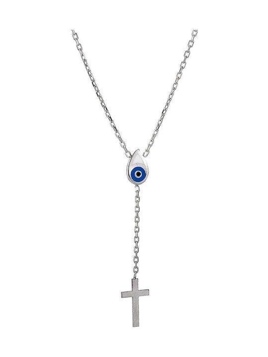 Goldsmith Damen Kreuz aus Silber mit Kette