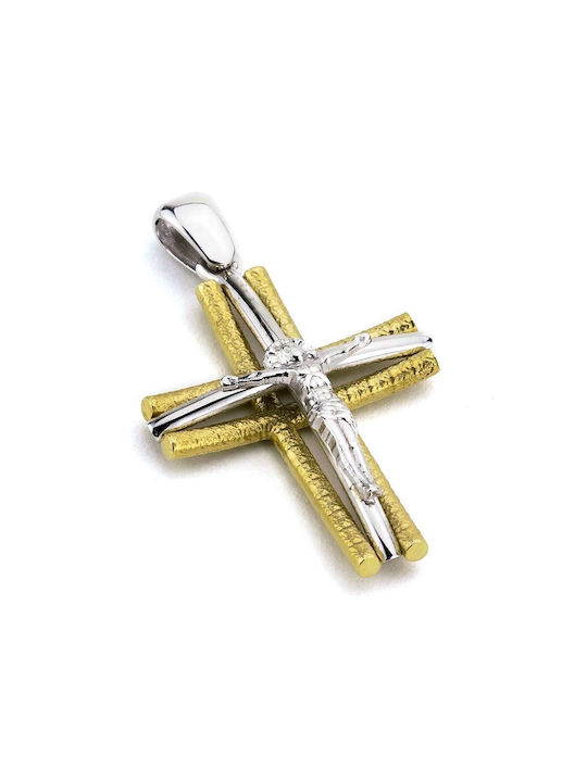 Goldsmith Men's Gold Cross 14K with the Crucified