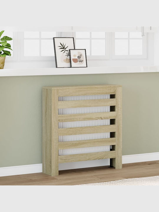 vidaXL Brown Particleboard Radiator Cover 78x20...