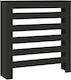 vidaXL Black Radiator Cover 78x20x82cm 852682