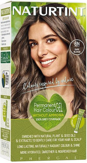Naturtint Vopsea De Păr Fără Amoniac 6n Blond Închis 170ml