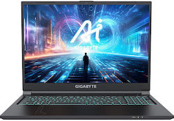 Gigabyte G6 KF 16" 165Hz (i7-13620H/32GB/2TB SSD/GeForce RTX 4060/W11 Acasă) negru de fum (Tastatură US)