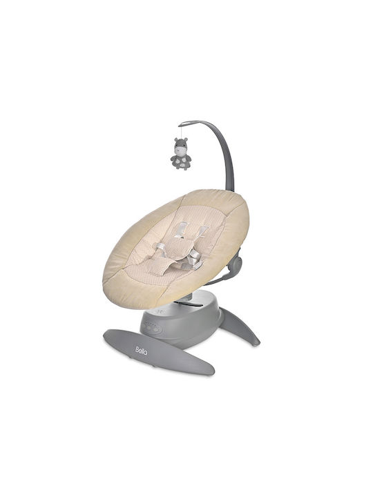 Lorelli Electric Relax Bebeluș Balansoar 2 în 1 Cradle Bella cu Vibrații Beige Dots