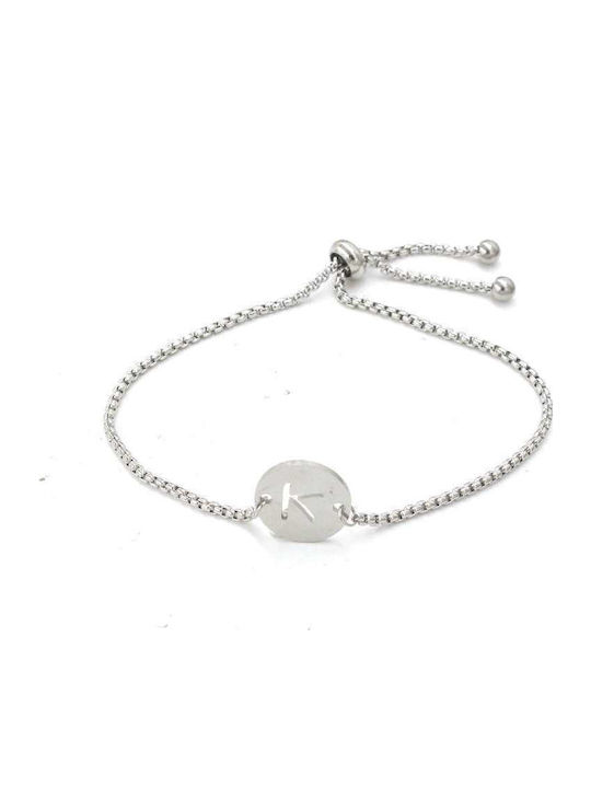 Goldsmith Stainless Steel Βραχιόλι Δίσκος Μονόγ...