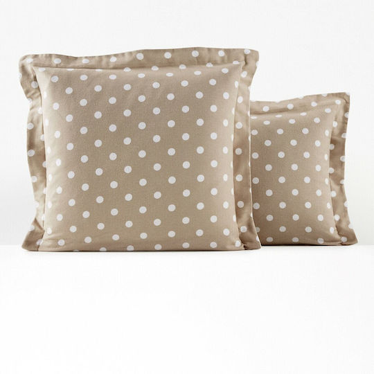 La Redoute Interieurs Калъфка за Възглавница Jersey with Polka Dots 63x63см.