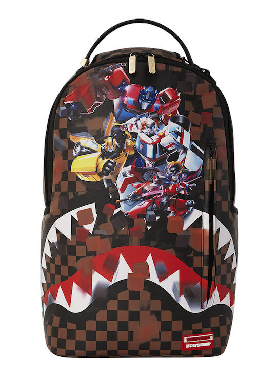 Sprayground Checkered Σχολική Τσάντα Πλάτης Γυμνασίου - Λυκείου