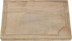 Rectangular Wooden Chopping Board Beige 40x29cm