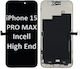 Screen with Touch Mechanism for iPhone 15 Pro max (Black)