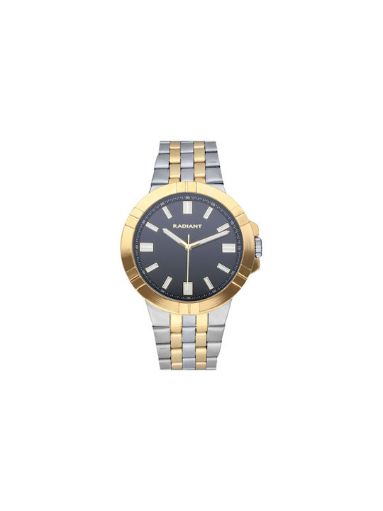 Radiant Uhr Batterie mit Gold Metallarmband