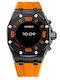 Bikkembergs BK-GT302 Stainless Steel 45mm Smartwatch (Πορτοκαλί)
