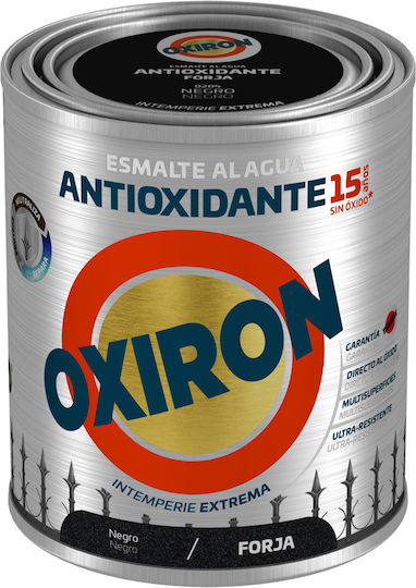 Titanlux Βερνικόχρωμα Αντισκωριακό Νερού Oxiron Liso Forja Agua 0.75lt Negro