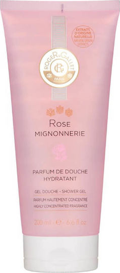 Roger & Gallet Gel De Duș Rose Mignonnerie Cu Miros De Trandafir 200ml