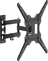 DM Pro DM-2355FD Βάση Τηλεόρασης Τοίχου με Βραχίονα έως 55"