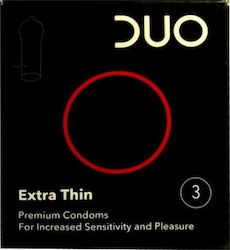 Duo Prezervative Extra Thin 3buc 56mm