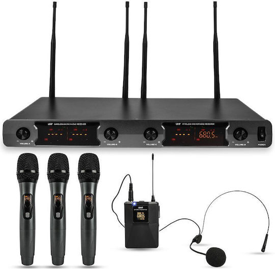 NN WMIC4 Wireless Microphone Hand, Head for Vocals