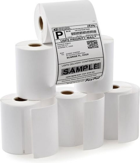 11356 Autocolante Autoadezive pe Rolă pentru Imprimantă de Etichete 41x89mm 1buc
