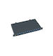 Central SCAPC Οπτικό Patch Panel για Rack 1U 19" 24 Θυρών Μαύρο
