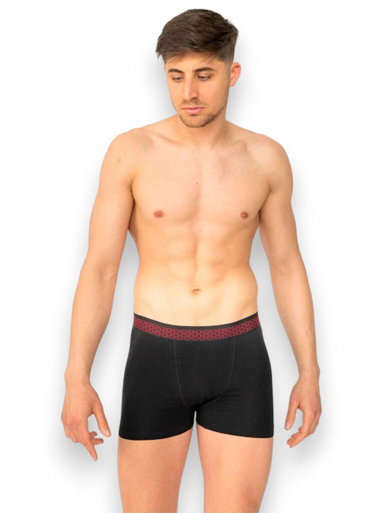 Slipuri pentru bărbați Black & Red 1Pachet