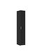 Bibliothek Black Velvet-Black Metal 30x42.5x185cm