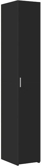 Bibliothek Black Velvet-Black Metal 30x42.5x185cm