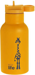 Ecolife Animals Termos 350ml Galben Ecolife Animals Termos 350ml Galben