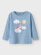 Name It Kids Blouse Long Sleeve Endless Sky Sky, Sun And Rainbow