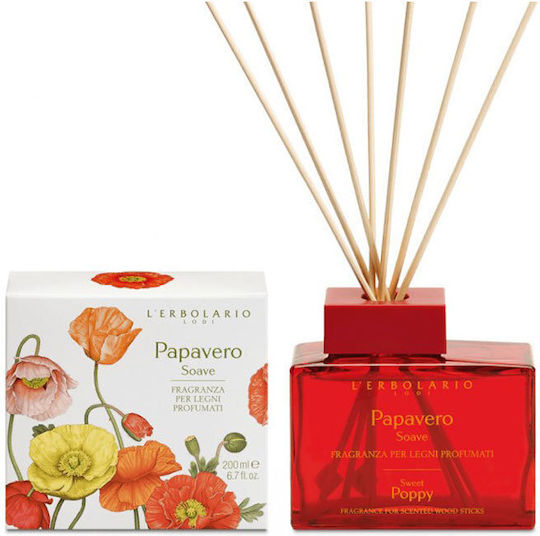 L' Erbolario Diffuser Papavero Soave mit Duft Jasmin 200ml