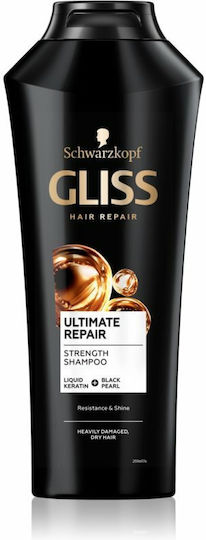 Gliss Sampon De Par Ultimate Repair Reconstrucție/Hrană Și Strălucire Pentru Păr Deteriorat 400ml
