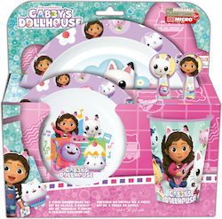 Gabby's Dollhouse Baby- und Kinder-Essgeschirr aus Kunststoff 5 Stück
