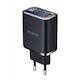 Mcdodo Ladegerät ohne Kabel GaN mit USB-A Anschluss und 2 USB-C Anschlüsse 30W Stromlieferung Schwarzs (CH-2180)