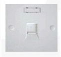 Central Complete Single Telephone Socket White 01-61-812