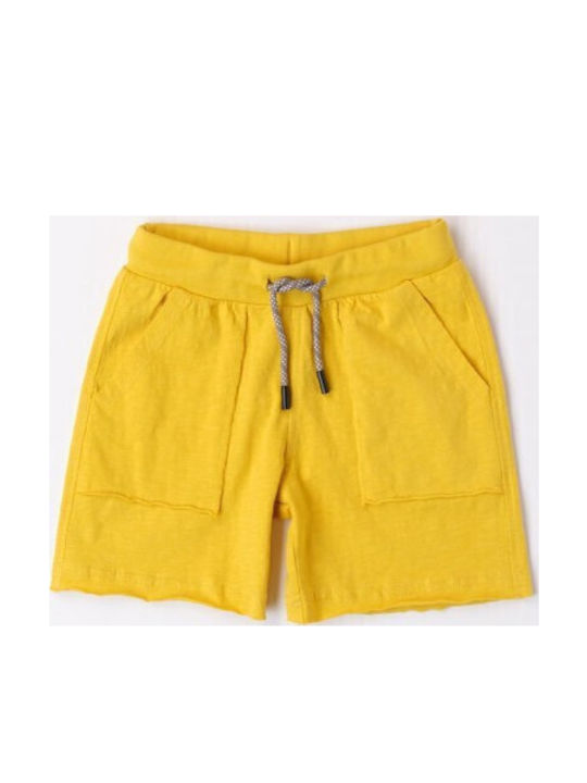Kids' Shorts/Bermudas Fabric Short Knitted Trousers Yellow