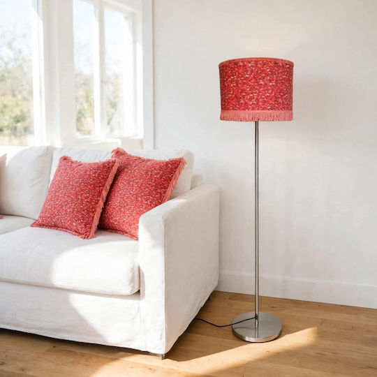 Oxygen Houses Base Stehleuchte H165cm. mit Fassung für Lampe E27 Rot