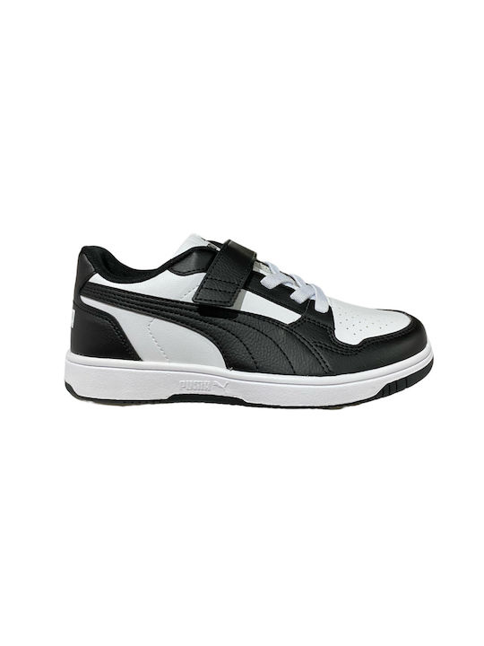 Puma Παιδικά Sneakers Ac+ Ps με Σκρατς Λευκά