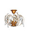 Gekas Ceiling Mount Light Bronze with Socket E27