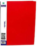 Metron Clipboard Flexible for Paper A4 Red Θέσεων 1pcs