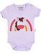 Maibella Kids Babystrampler Kurzärmelig Purple