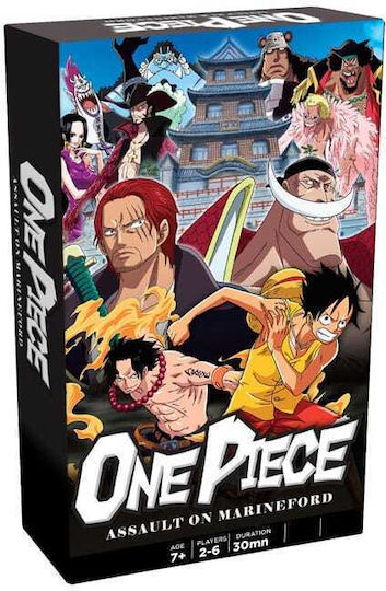 Board Game One Piece Assault on Marineford for 2-6 Players 7+ Years Old (EN) Topi Games