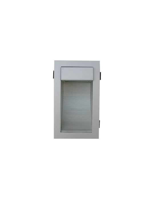 Gekas Leuchte Wand mit Fassung G9 Silber