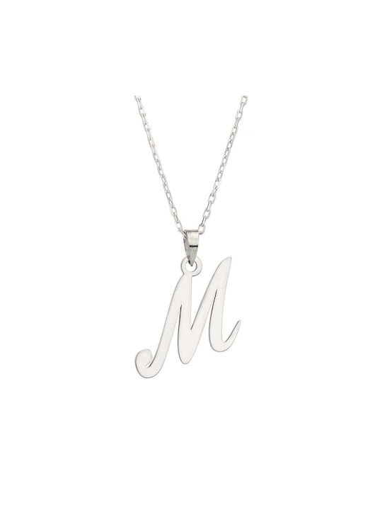 Goldsmith Necklace Monogram from Silver