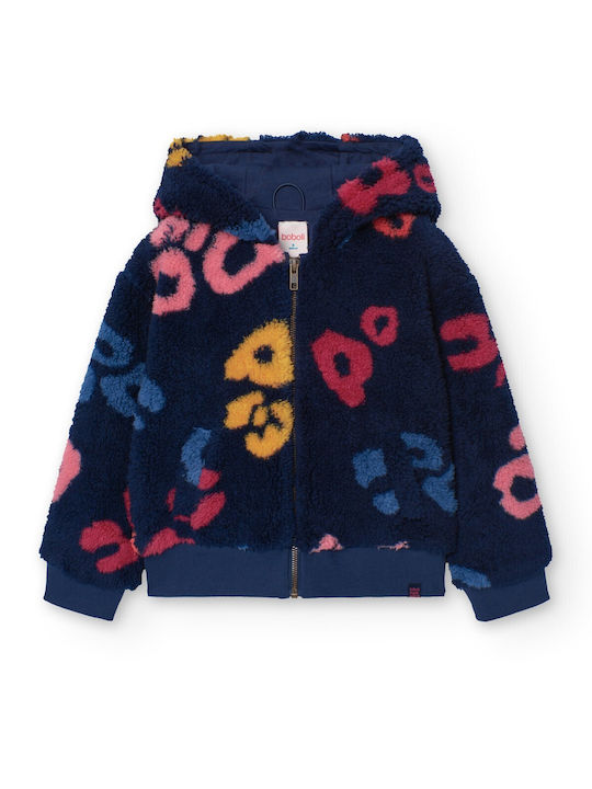 Boboli Kinder-Strickjacke mit Kapuze Buntes