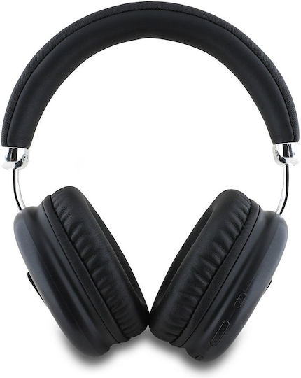 Guess Saffiano Wireless / Wired Over Ear Headphones with 32 hours of Operation and Quick Charge Black