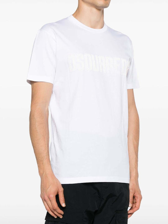 Dsquared2 Cool Ανδρικό T-shirt Κοντομάνικο Λευκό