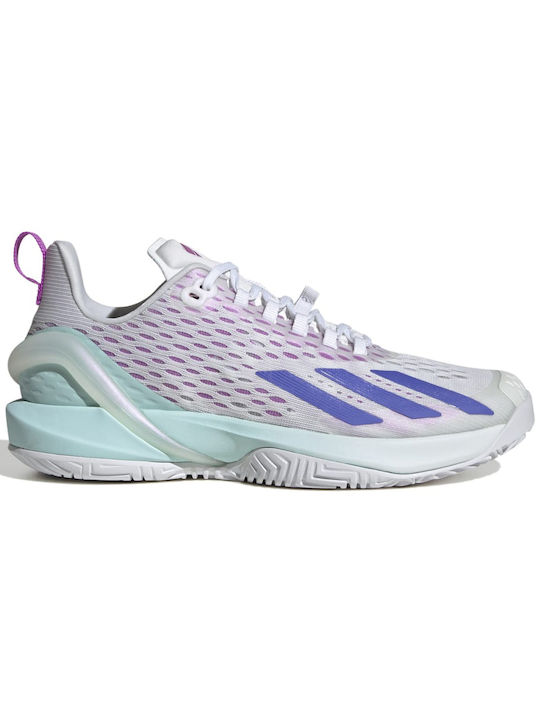 Adidas Adizero Cybersonic Γυναικεία Παπούτσια Τένις Λευκά