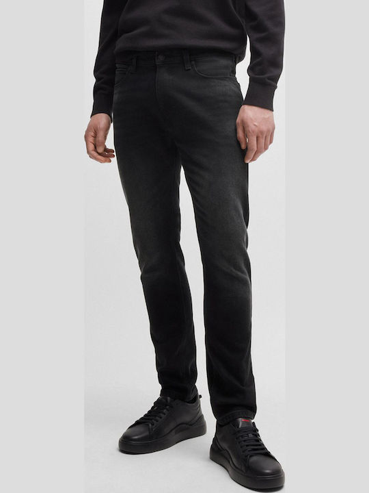 Hugo 734 Ανδρικό Παντελόνι Τζιν Extra Slim Fit Black