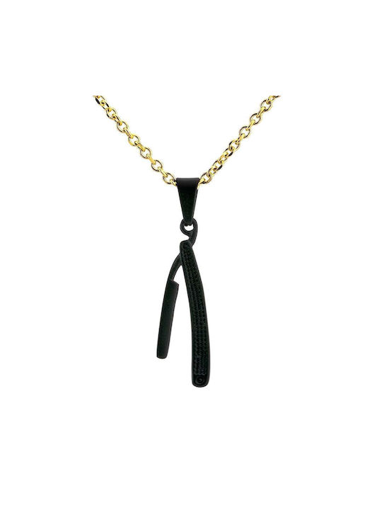 Goldsmith Necklace from Steel Black