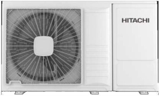 Hitachi Yutaki Топлопомпа 8кВт Едната фаза 55°C Сплит