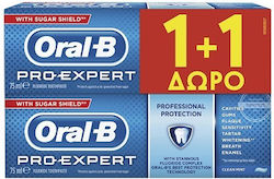 Oral-B Pro Expert Professional Protection Zahnpasta für Empfindliche Zähne , Ulitis , Plakette & Hohlräume 2x75ml