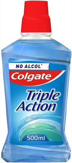 Colgate Triple Action Στοματικό Διάλυμα κατά της Πλάκας & της Κακοσμίας 500ml
